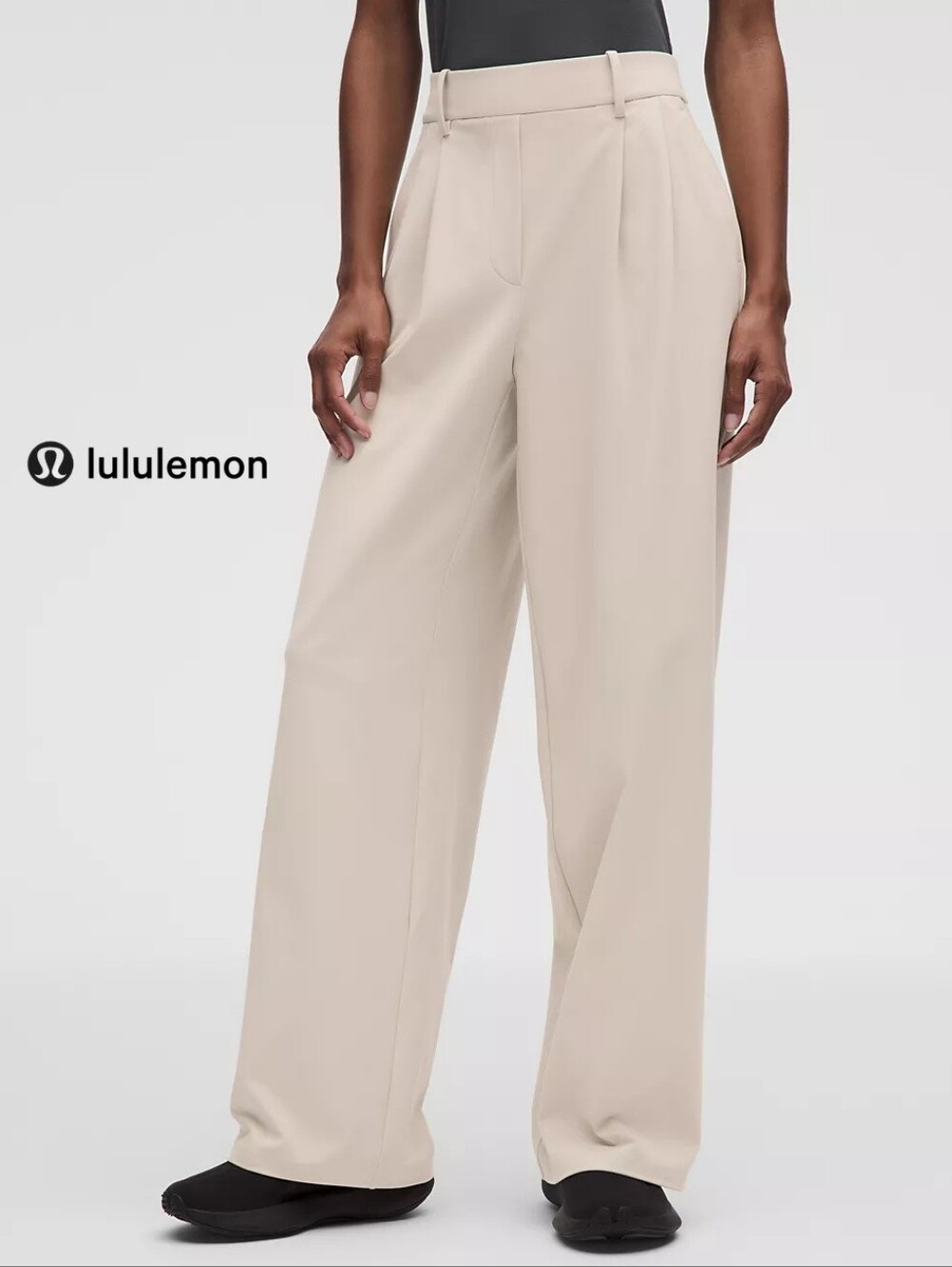 LULULEMON DAYDRIFT HIGH RISE WIDE LEG TROUSER - SHORT | WOMEN'S | COLOR SAND